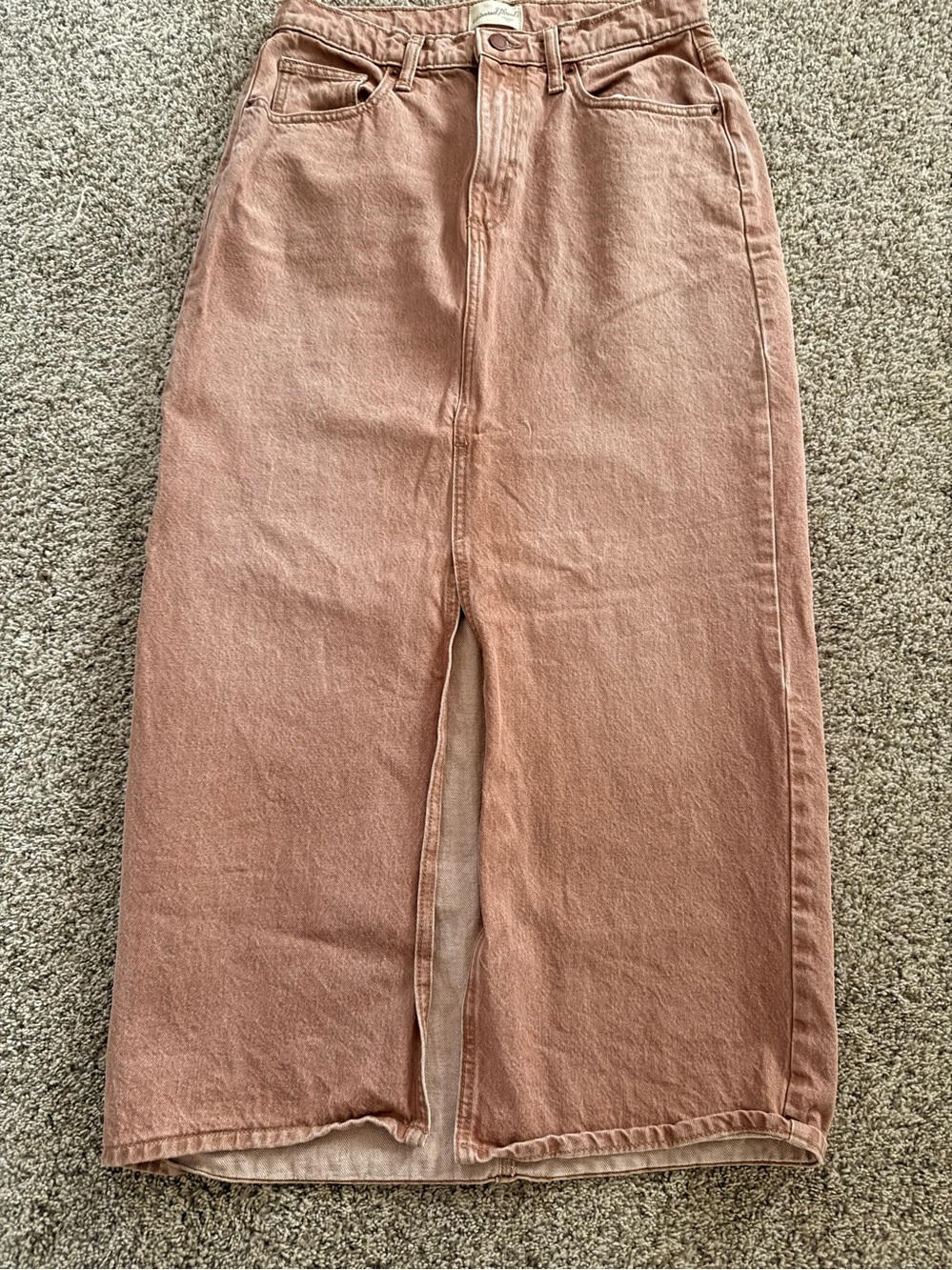 Universal Thread Dusky Pink Denim Skirt